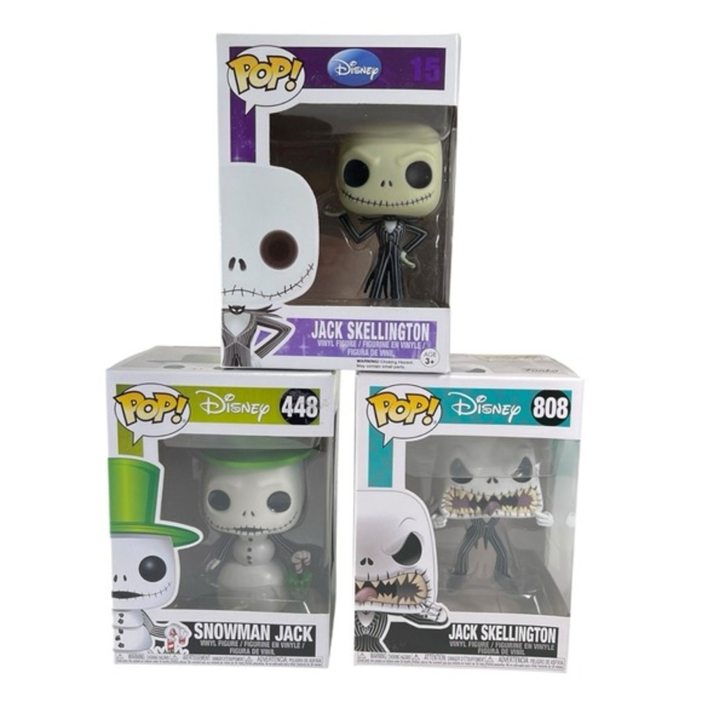 Set of 3 Funko Pop! The Nightmare Before Christmas Jack Skellington 15,448,808